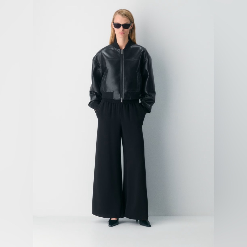 Babaton Parker Palazzo Pant | Black